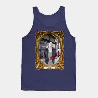 Seagull Woman in Vintage Frame Tank Top